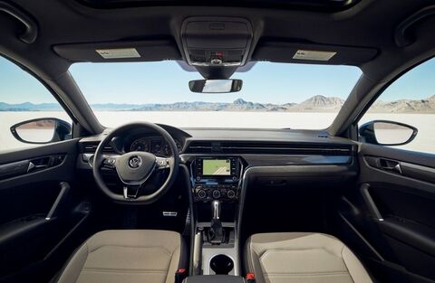 Dashboard of a 2022 Volkswagen Passat